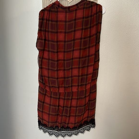 Haute hippie country roads silk lace dress women’s size M - Picture 4 of 8